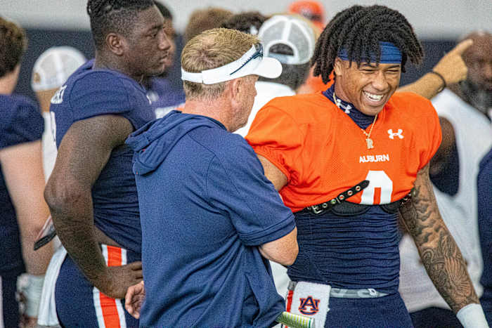 Robby Ashford at Auburn football practice - Eric Starling/Auburn Daily